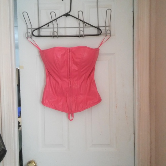 Charlotte Russe Tops - Pink Charlotte Russe bustier strapless size medium